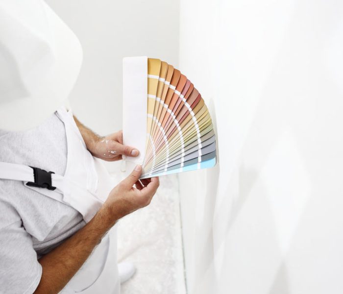 Painter,Man,With,Color,Swatches,In,Your,Hand